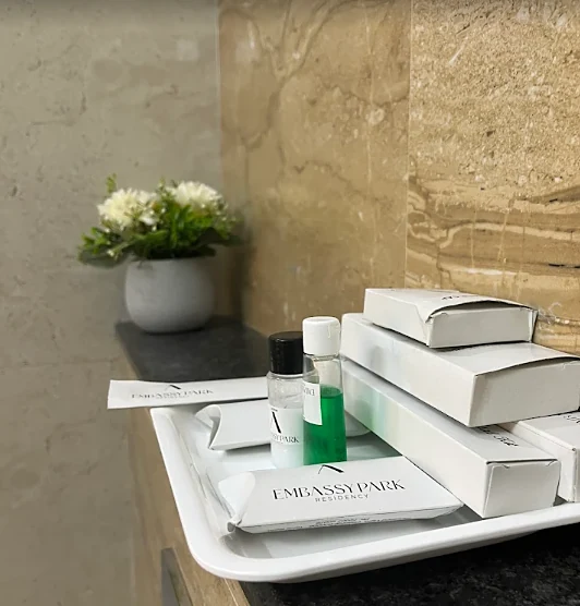 Branded toiletries kit
